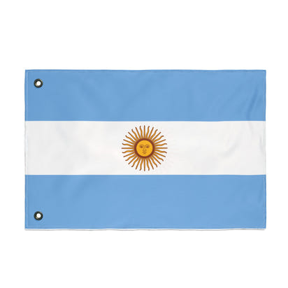 Argentinian Double Sided Flag, Handcrafted Home Decor, Outdoor Decoration, Sports Event Banner, Unique Gift for Flag Lovers