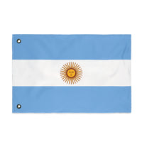 Argentinian Double Sided Flag, Handcrafted Home Decor, Outdoor Decoration, Sports Event Banner, Unique Gift for Flag Lovers