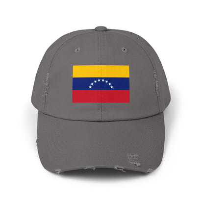 Venezuela Flag Distressed Cap, Casual Hat, Unisex Vintage Cap, Patriotic Accessories, Summer Fashion, Gift for Travelers