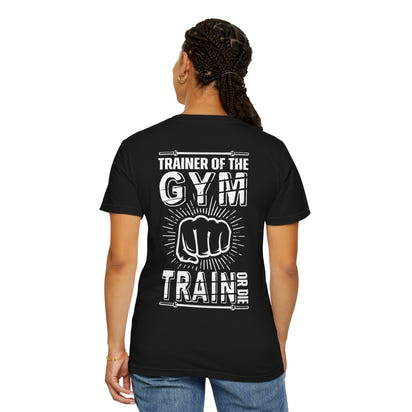 Fitness Unisex Garment-Dyed T-shirt (Back Design) 10