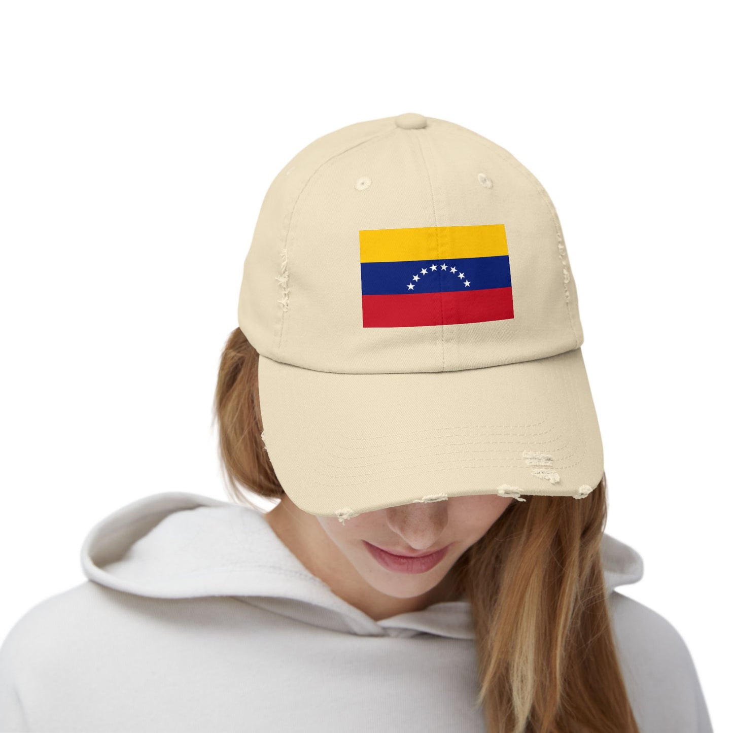 Venezuela Flag Distressed Cap, Casual Hat, Unisex Vintage Cap, Patriotic Accessories, Summer Fashion, Gift for Travelers