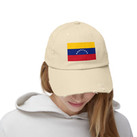 Venezuela Flag Distressed Cap, Casual Hat, Unisex Vintage Cap, Patriotic Accessories, Summer Fashion, Gift for Travelers