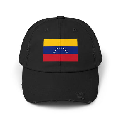 Venezuela Flag Distressed Cap, Casual Hat, Unisex Vintage Cap, Patriotic Accessories, Summer Fashion, Gift for Travelers