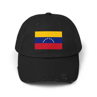 Venezuela Flag Distressed Cap, Casual Hat, Unisex Vintage Cap, Patriotic Accessories, Summer Fashion, Gift for Travelers