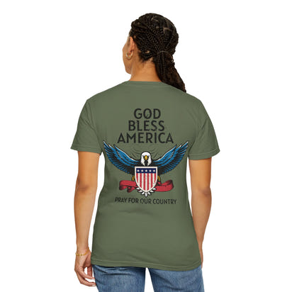 American Patriot Unisex Garment-Dyed T-shirt 8