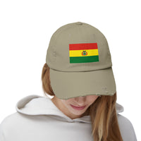 Bolivian unisex distressed cap