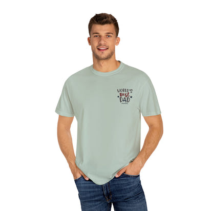 World's Best Dad T-Shirt | Unisex Garment-Dyed Tee, Perfect Father's Day Gift, Dad Appreciation Day, Casual Family Outing Wear, Dad T-Shirts