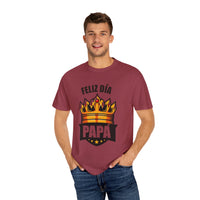 Feliz Día Papá T-Shirt - Unisex Garment-Dyed Tee for Father’s Day