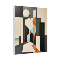 Geometric Abstract Canvas Art Print - Modern Home Decor