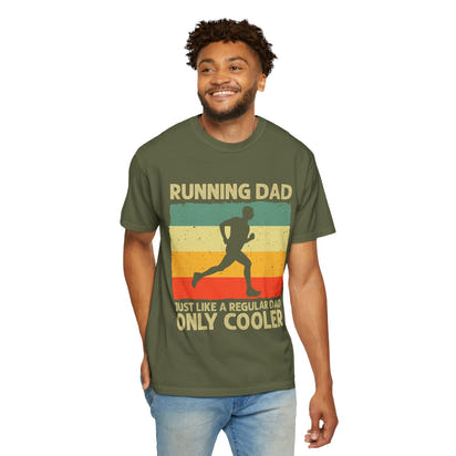 Running Dad Unisex T-Shirt | Gift for Runners, Cool Dad Apparel, Funny Dad Shirt, Father's Day, Casual Wear