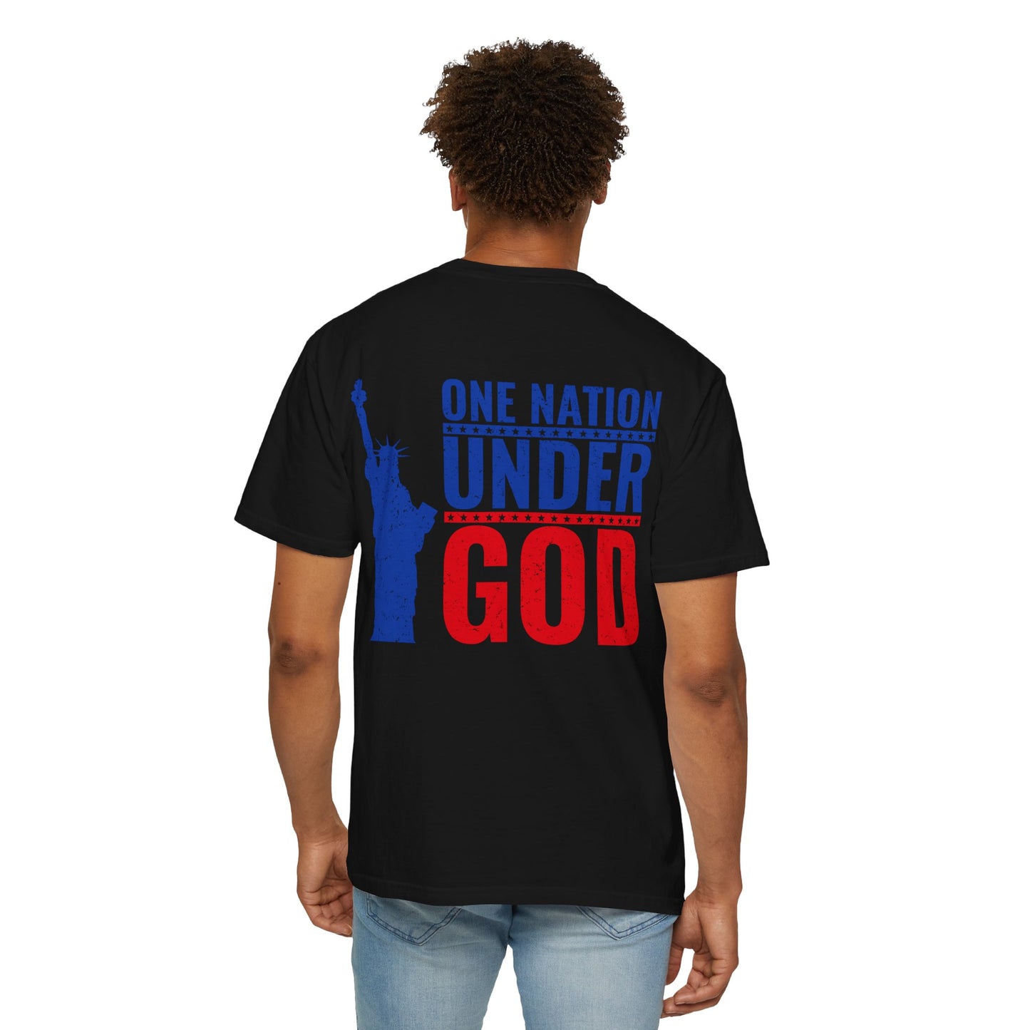 American Patriot Unisex Garment-Dyed T-shirt 3