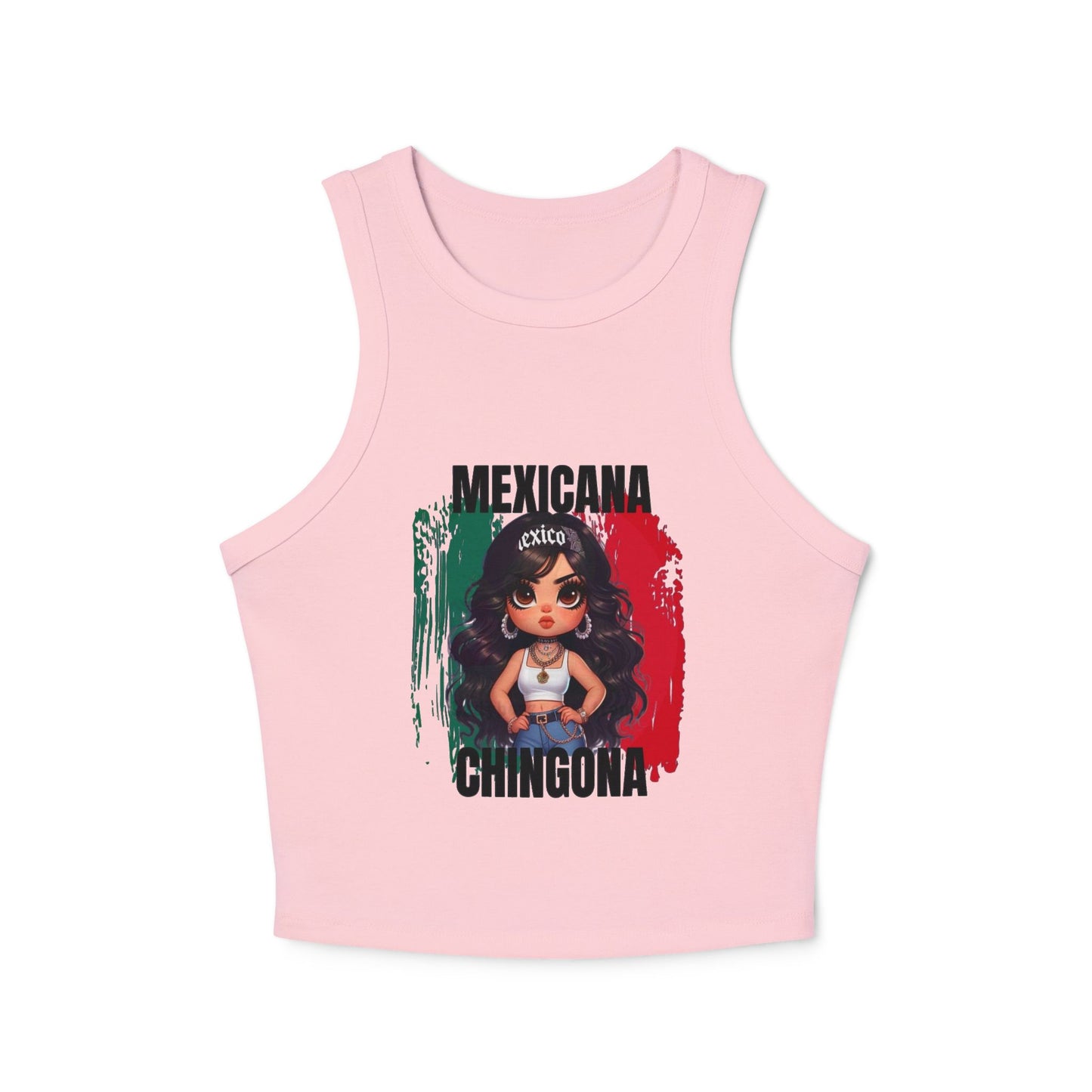 Tank Top Mexican Girl Graphic Print