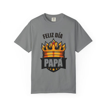 Feliz Día Papá T-Shirt - Unisex Garment-Dyed Tee for Father’s Day