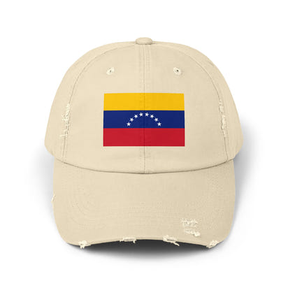 Venezuela Flag Distressed Cap, Casual Hat, Unisex Vintage Cap, Patriotic Accessories, Summer Fashion, Gift for Travelers