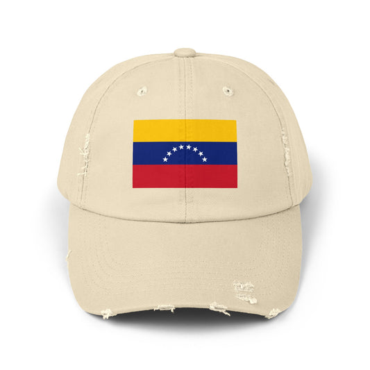 Venezuela Flag Distressed Cap, Casual Hat, Unisex Vintage Cap, Patriotic Accessories, Summer Fashion, Gift for Travelers