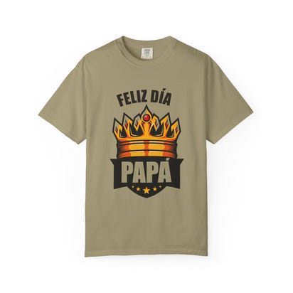 Feliz Día Papá T-Shirt - Unisex Garment-Dyed Tee for Father’s Day