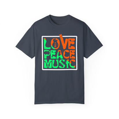 (Music)Unisex Garment-Dyed T-shirt