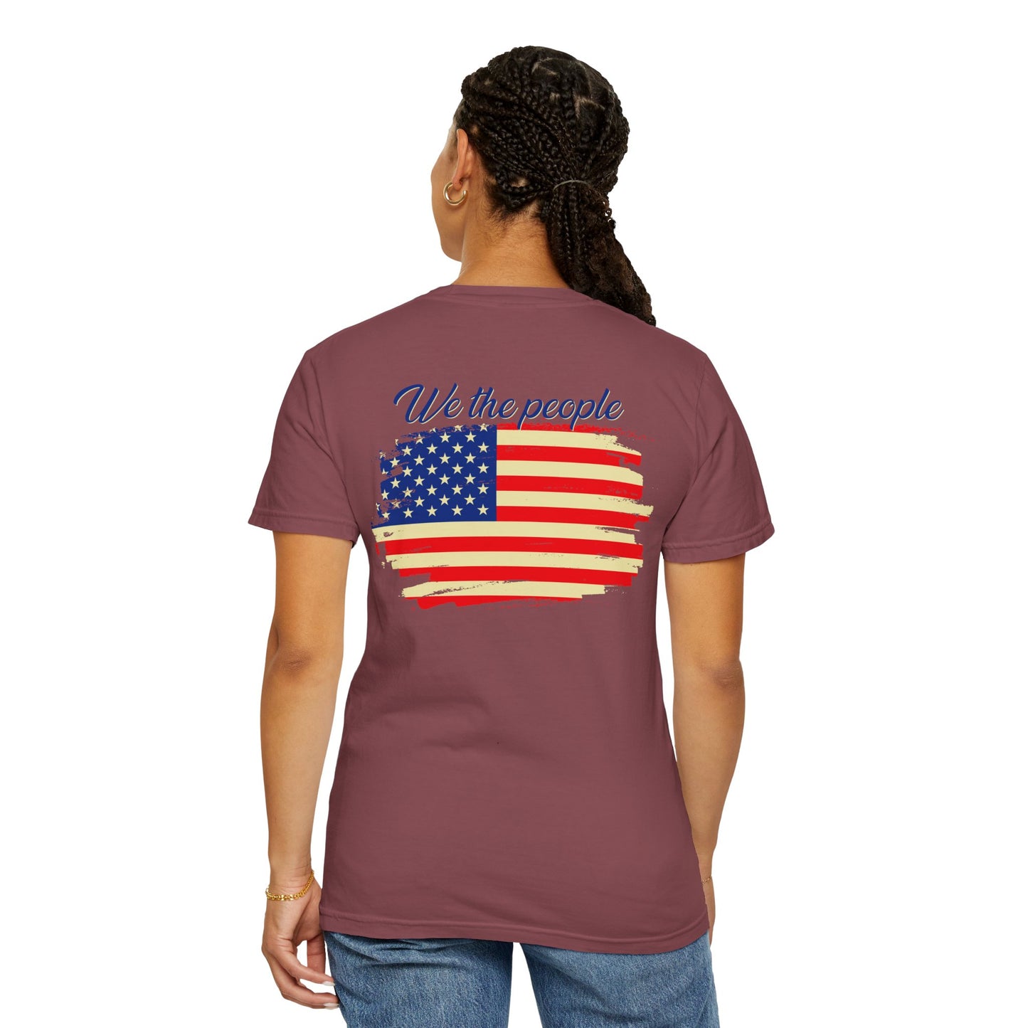 American Patriot Unisex Garment-Dyed T-shirt 12