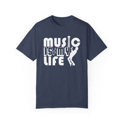 (Music)Unisex Garment-Dyed T-shirt
