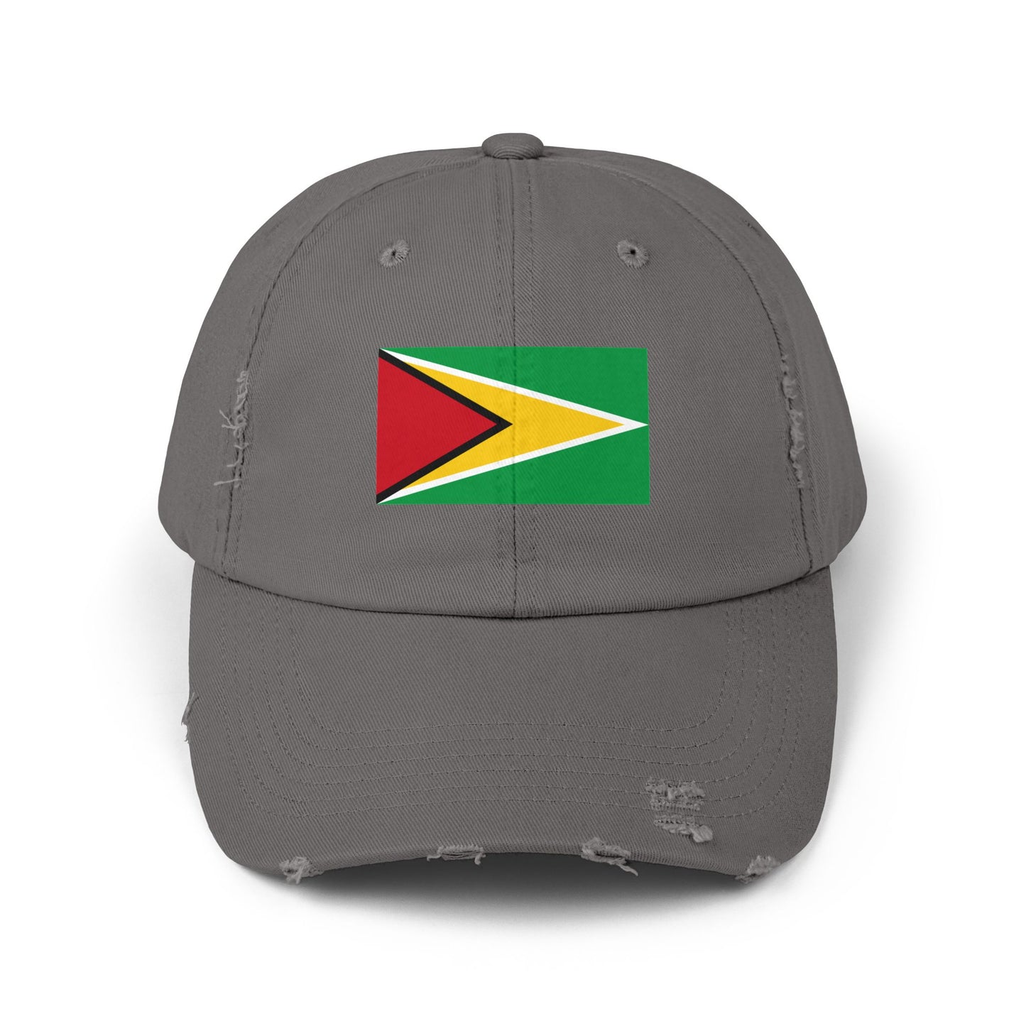 Guyanese Pride Distressed Cap | Unisex Flag Hat for Festivals, Sports, Casual Wear, Gifts, and Celebrations