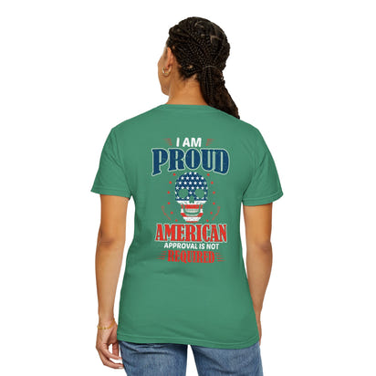 American Patriot Unisex Garment-Dyed T-shirt 2