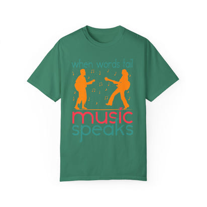 (Music)Unisex Garment-Dyed T-shirt
