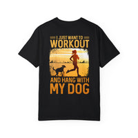 Fitness Unisex Garment-Dyed T-shirt (Back Design) 11