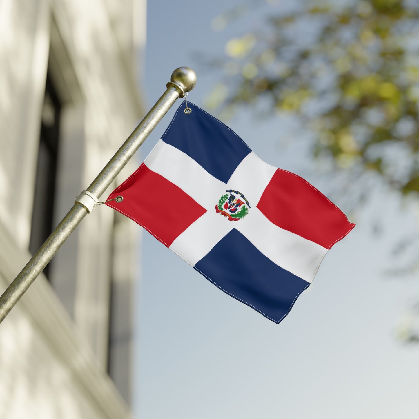 Dominican Republic Double Sided Flag, Outdoor Decoration, Summer BBQ, National Pride, Home & Garden, Sports Events, Gifts