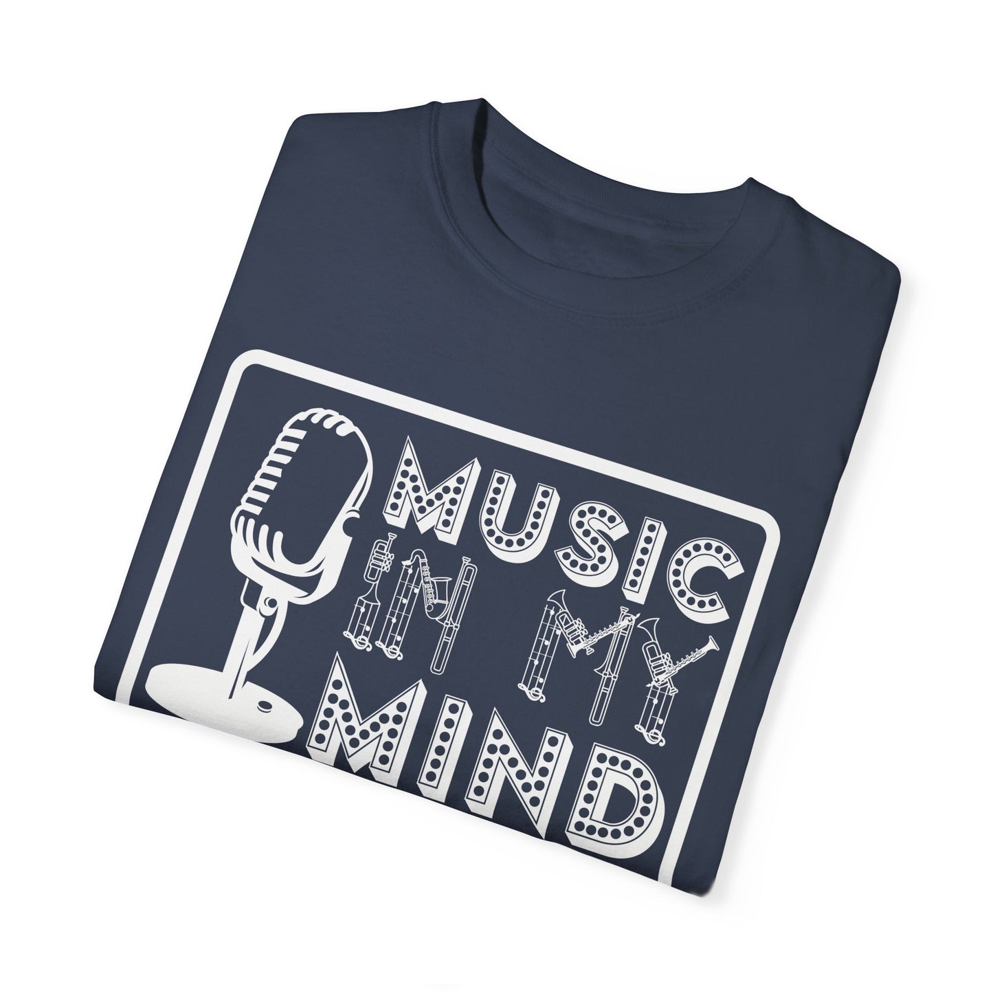 (Music)Unisex Garment-Dyed T-shirt