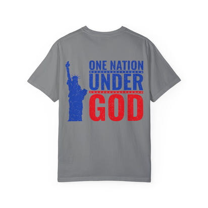 American Patriot Unisex Garment-Dyed T-shirt 3