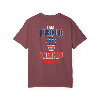 American Patriot Unisex Garment-Dyed T-shirt 2