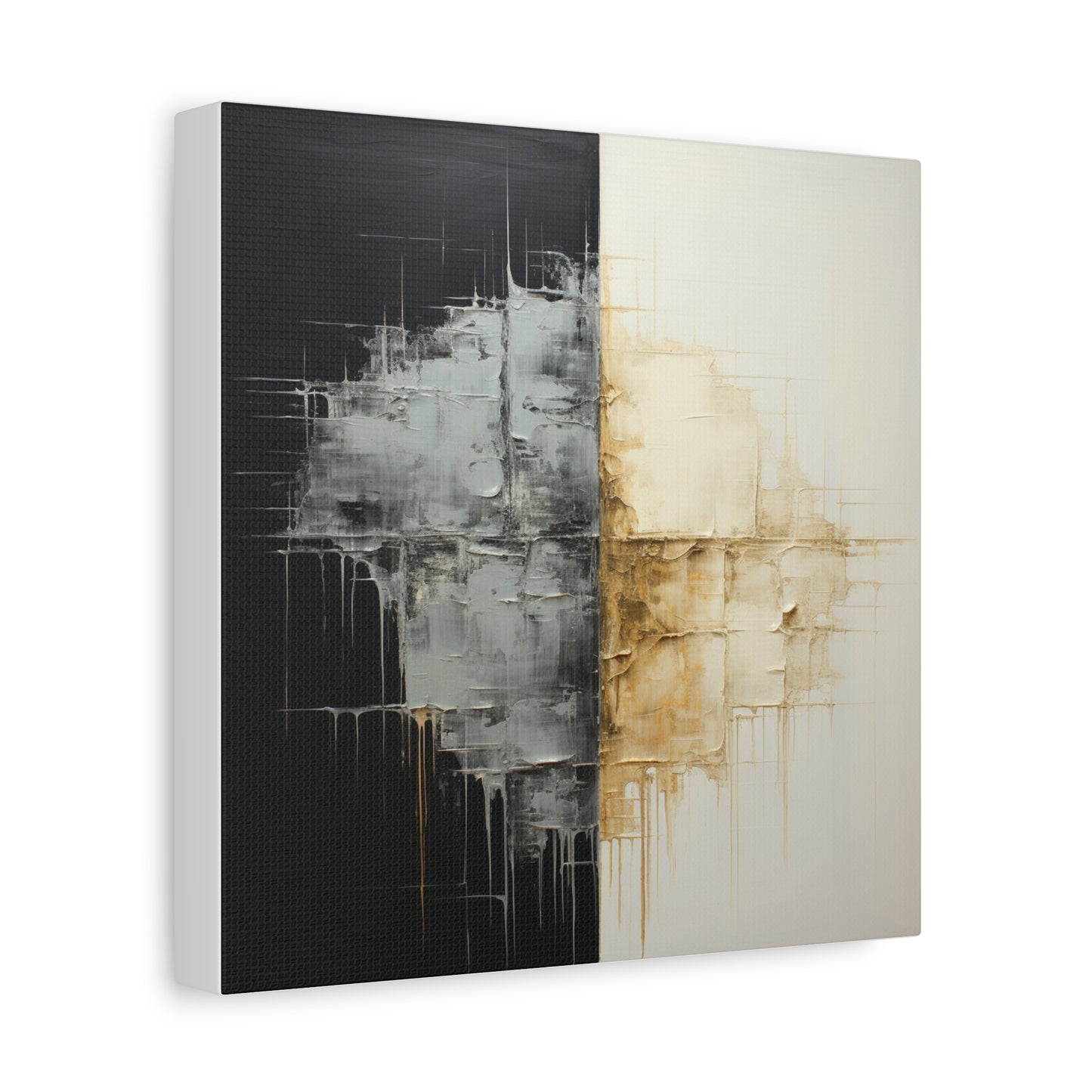 Modern Abstract Wall Art - Matte Canvas 12" x 12" - Contemporary Home Decor