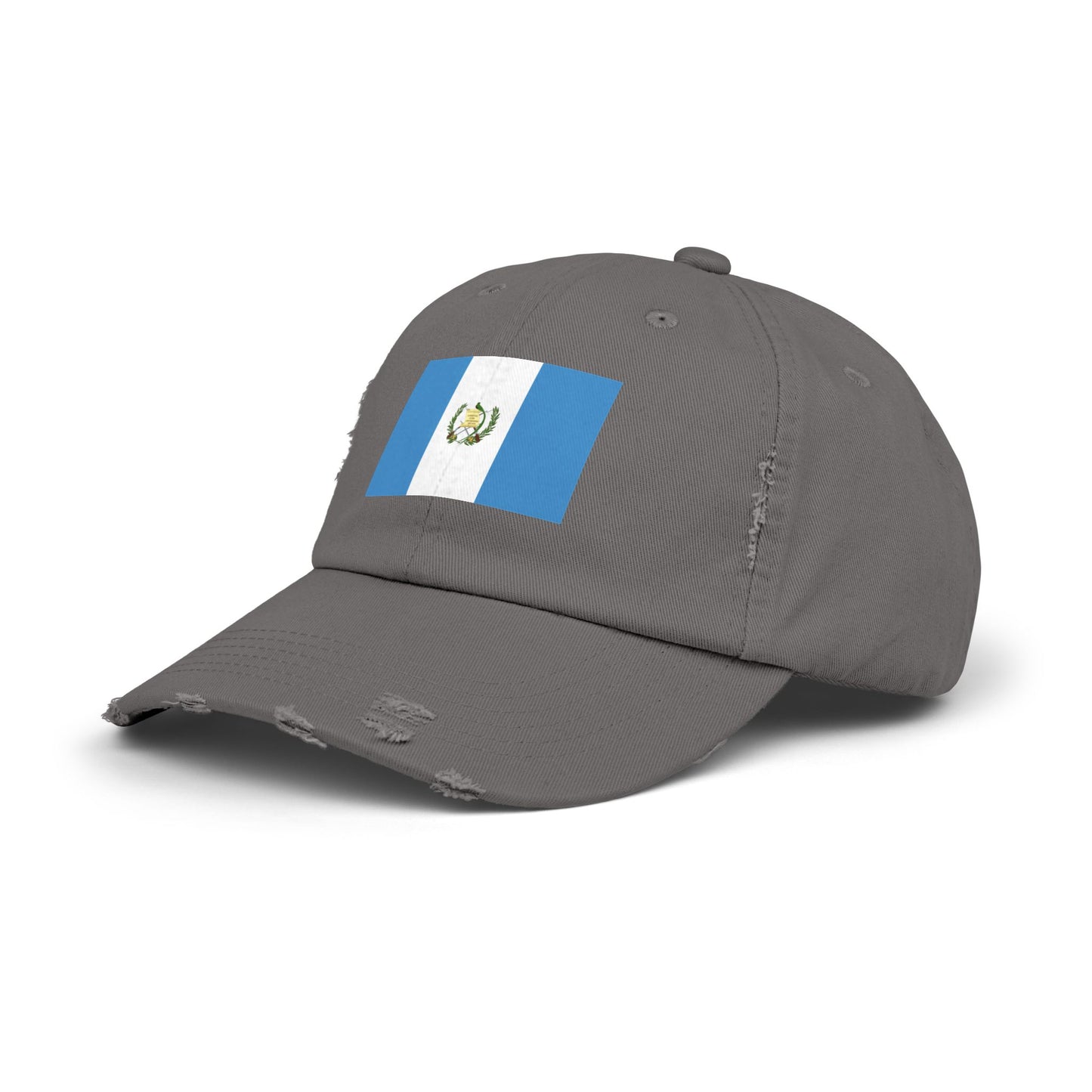 Guatemalan Flag Distressed Cap, Unisex Baseball Hat for Summer, Travel, Gifts, Outdoor Events