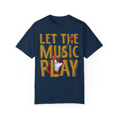 (Music)Unisex Garment-Dyed T-shirt