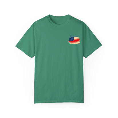 American Patriot Unisex Garment-Dyed T-shirt 1