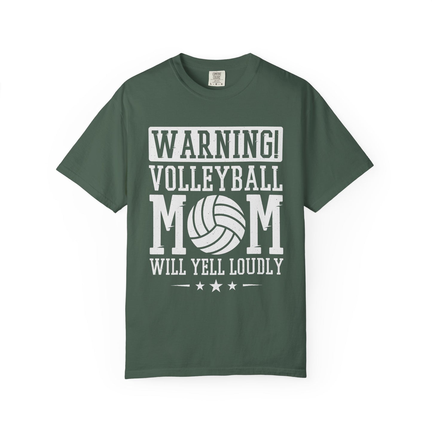 Warning! Volleyball Mom Unisex T-Shirt – Perfect Gift for Sports Moms
