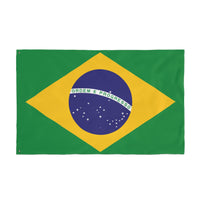 Vibrant Double Sided Brazilian Flag, Decorative Outdoor Banner, Festival Décor, Patriotic Home Decor, Sports Game Decoration