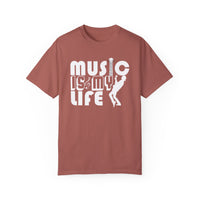 (Music)Unisex Garment-Dyed T-shirt