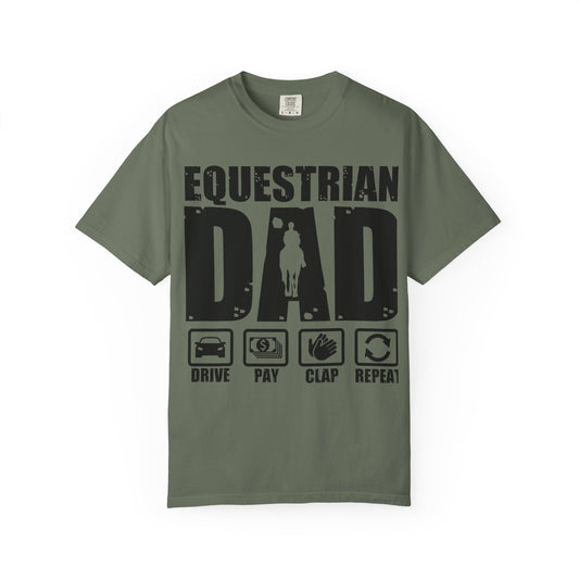 Equestrian Dad T-Shirt, Unique Father's Day Gift, Gift for Horse Lovers, Casual Unisex Tee, Horse Riding Father Apparel