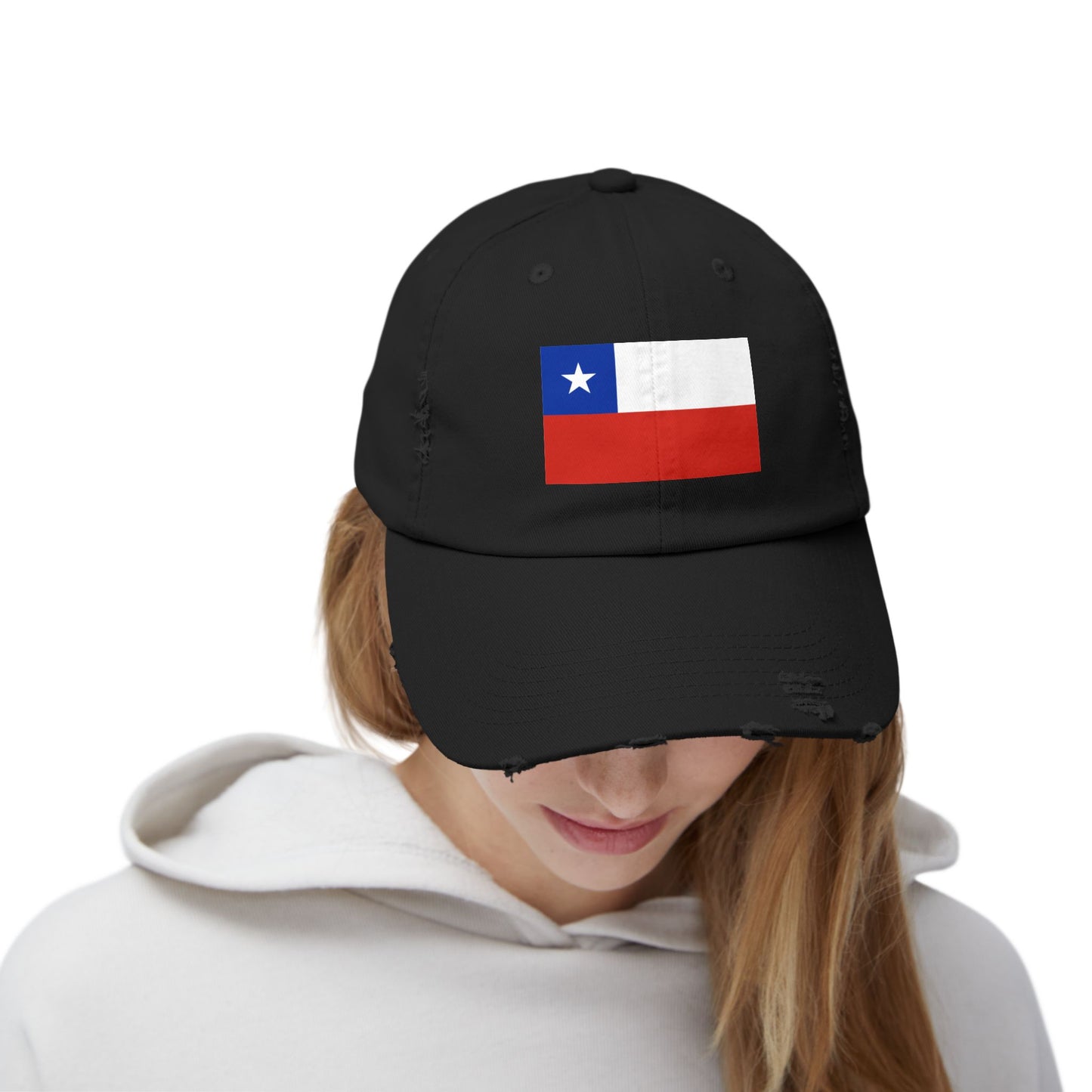 Distressed Chile Flag Cap | Unisex Baseball Hat | Casual Summer Wear, Gift for Travelers, Sports Events, Outdoor Activities