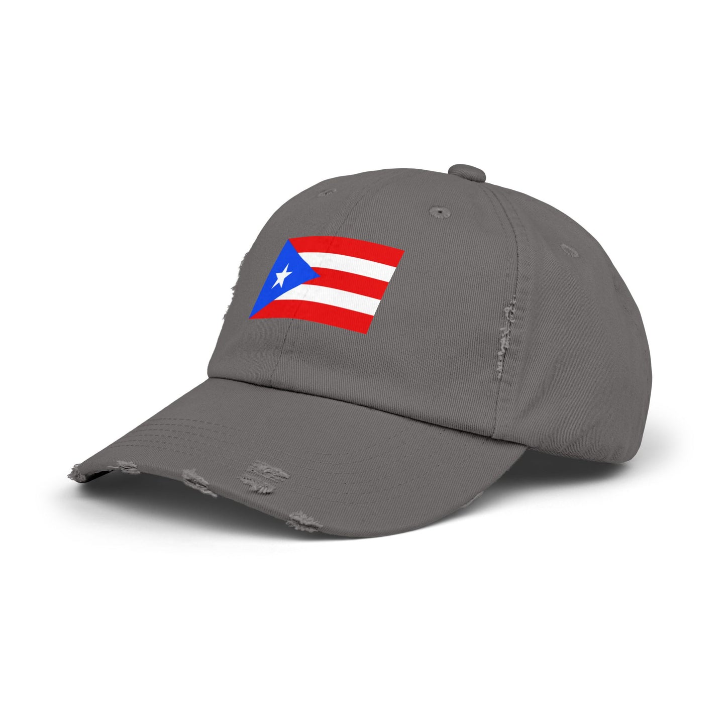 Puerto Rican Distressed Cap | Unisex Cap | Casual Summer Hat | Outdoor Adventure Gear | Flag Hat | Perfect Gift for Holidays