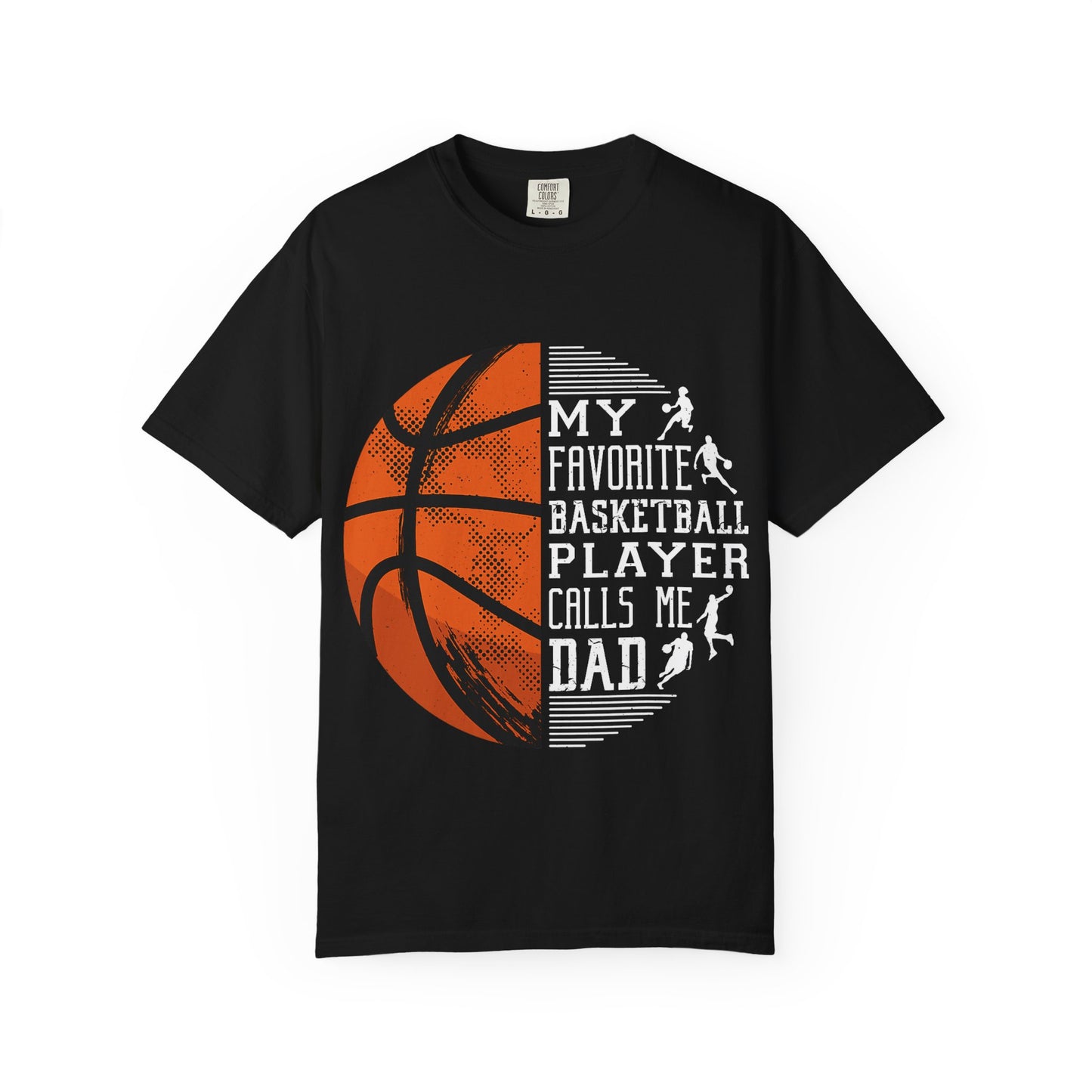 My Favorite Basketball Player Calls Me Dad T-Shirt, Unisex Athletic Shirt, Gift for Sports Dads, Father’s Day, Basketball Fan Tee