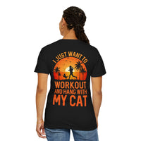 Fitness Unisex Garment-Dyed T-shirt (Back Design) 12