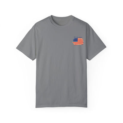 American Patriot Unisex Garment-Dyed T-shirt 10
