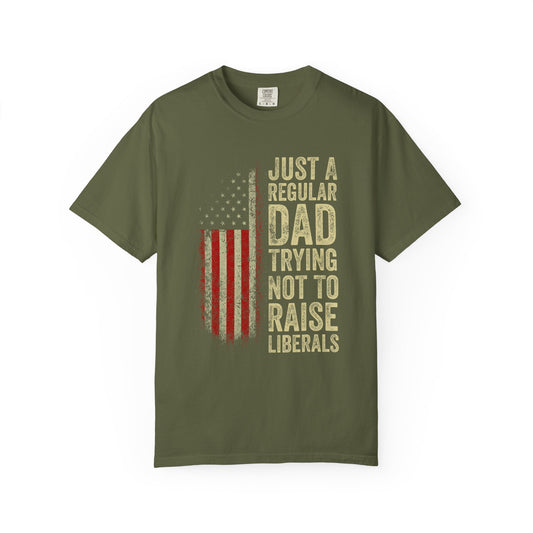 Unisex Dad Humor T-Shirt, Funny Dad Shirt, Father's Day Gift, Casual Tee, Patriotic Apparel for Dads