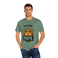Feliz Día Papá T-Shirt - Unisex Garment-Dyed Tee for Father’s Day
