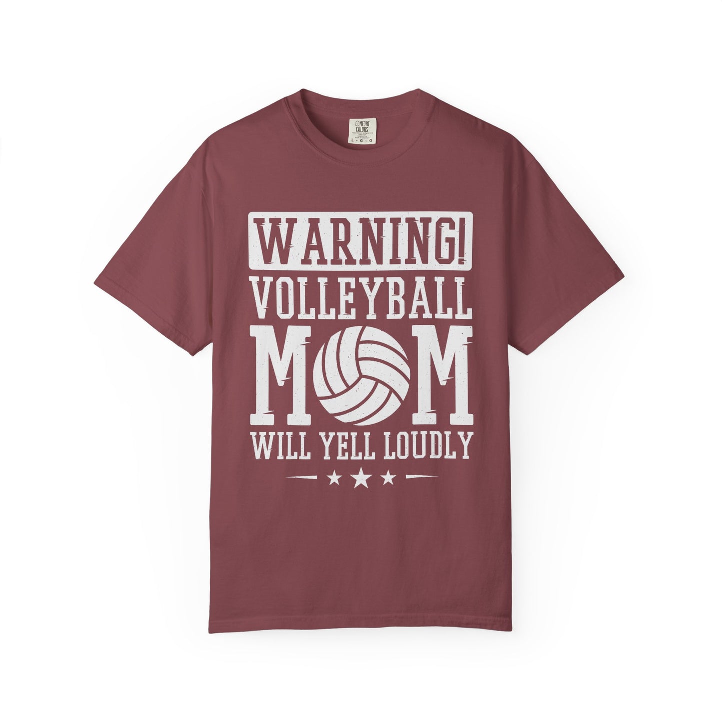 Warning! Volleyball Mom Unisex T-Shirt – Perfect Gift for Sports Moms