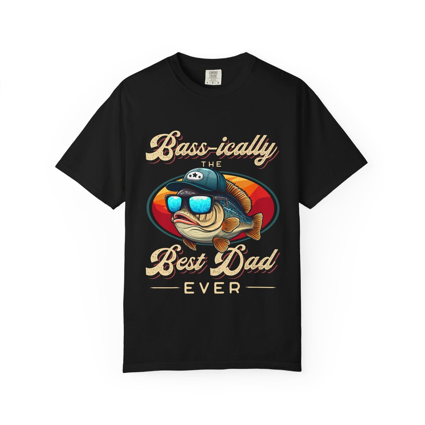 Bass-ically the Best Dad Ever T-Shirt, Unisex Fishing T-shirt, Gift for Dad, Outdoor Casual Tee, Funny Father's Day Shirt