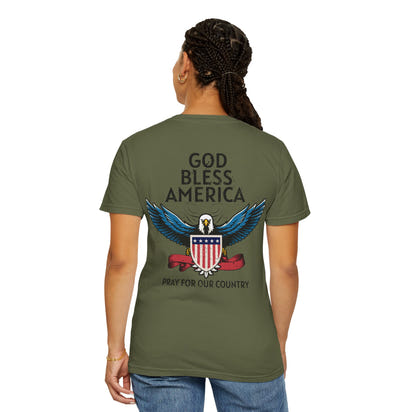 American Patriot Unisex Garment-Dyed T-shirt 8