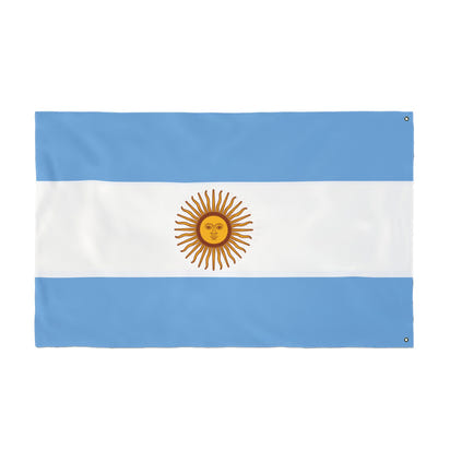 Argentinian Double Sided Flag, Handcrafted Home Decor, Outdoor Decoration, Sports Event Banner, Unique Gift for Flag Lovers